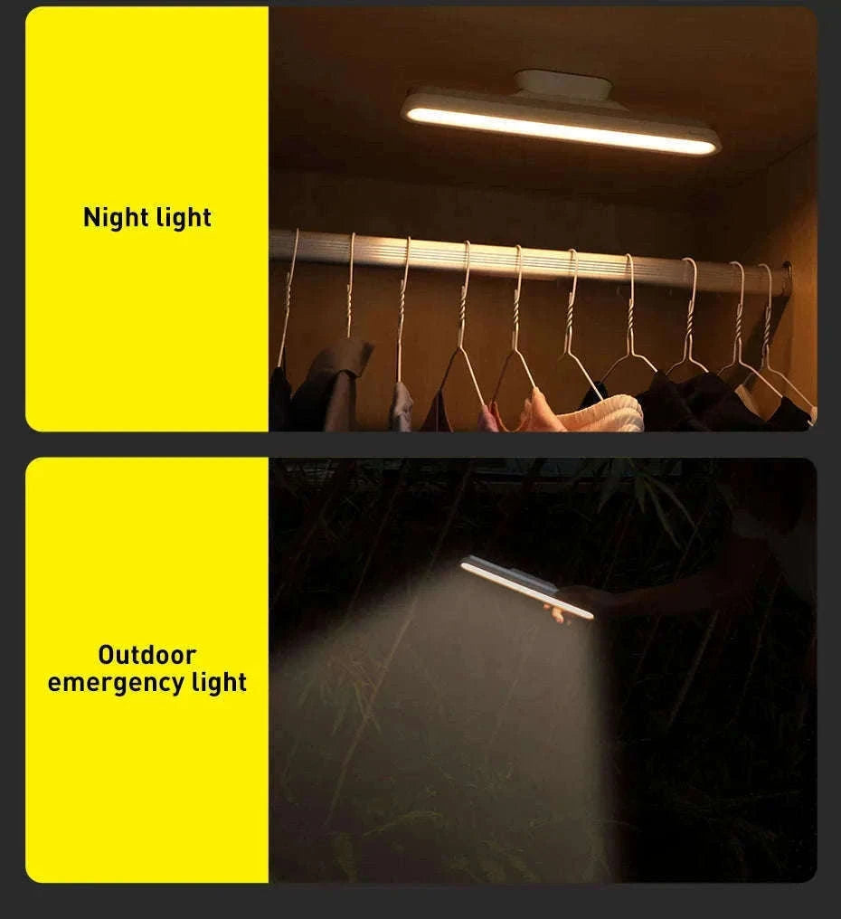 Magnetic Rechargeable LED Desk Light with Stepless Dimming-White