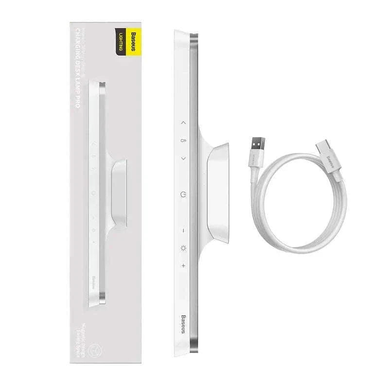 Magnetic Rechargeable LED Desk Light with Stepless Dimming-White