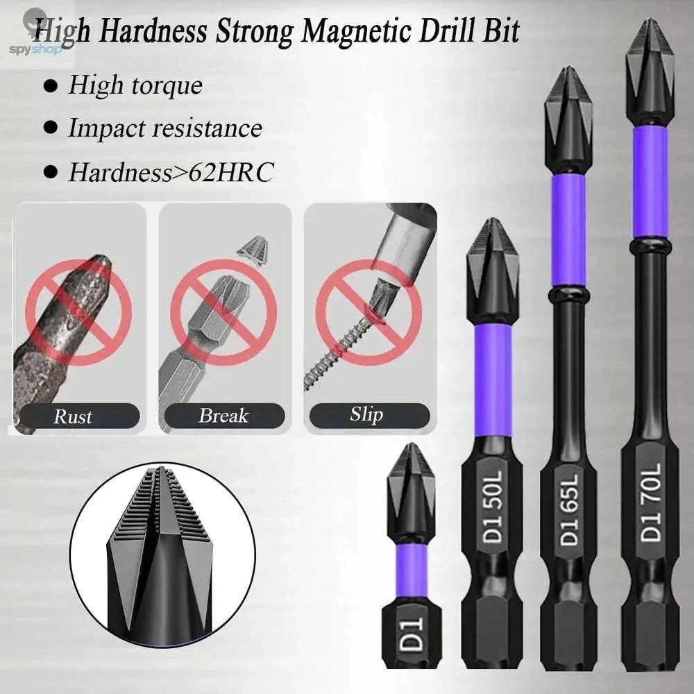 Magnetic Screwdriver Bit Set for Precise, Controlled Fastening-12 Pcs Set