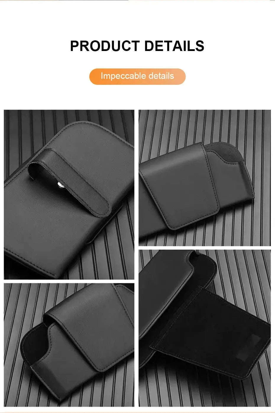 Magnetic Suede Car Glasses Case-Suede gray