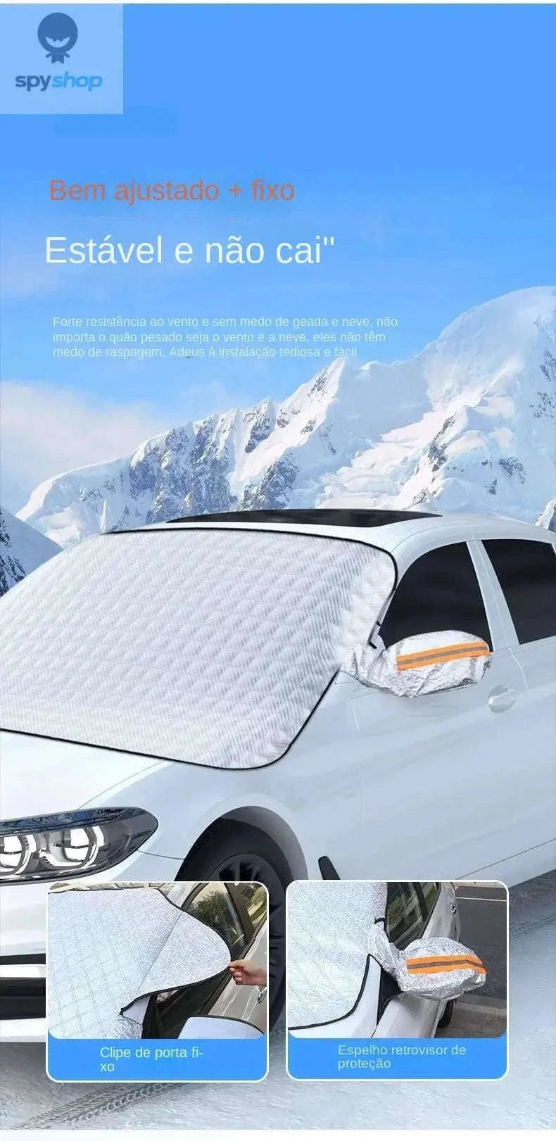 Magnetic Waterproof Car Windshield Sunshade Cover-Large magnet