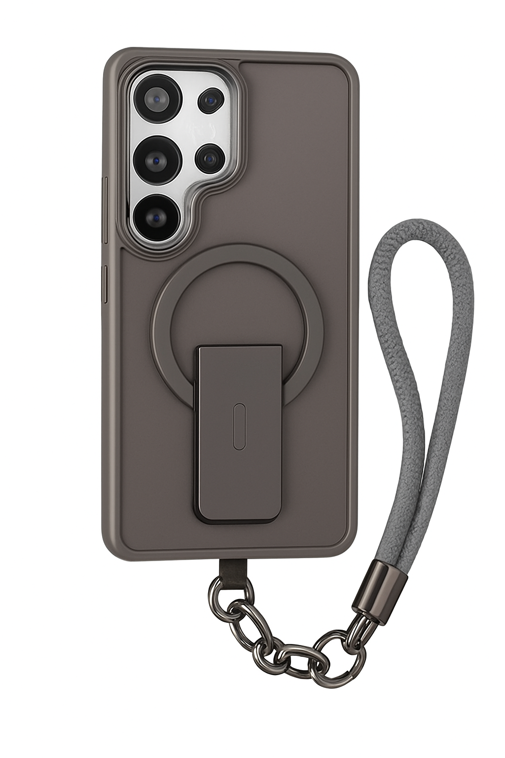 磁気ワイヤレス充電対応Samsung Galaxyケース、ストラップ付き