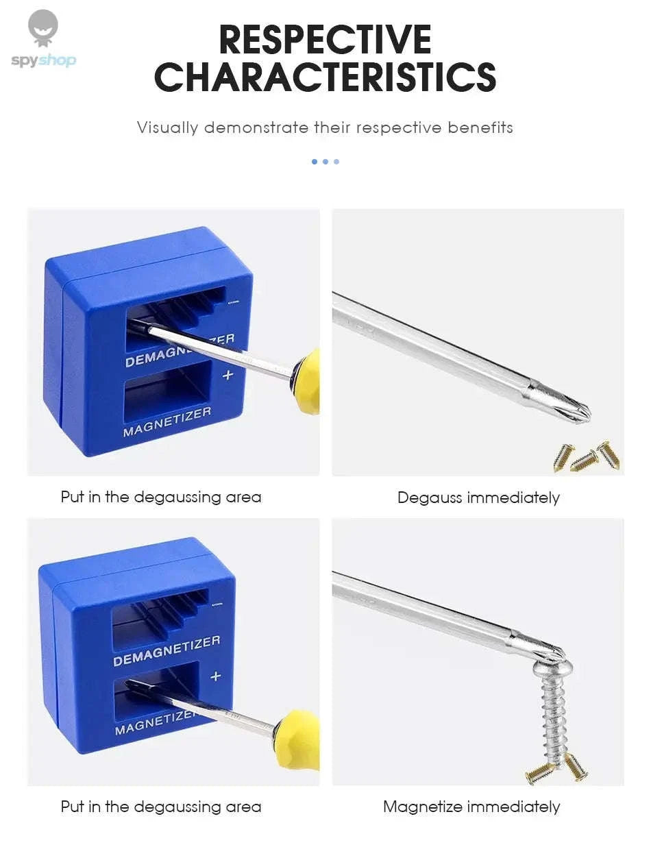 Magnetizer Demagnetizer Tool – Fast Magnetic Control for Precision Work-Blue