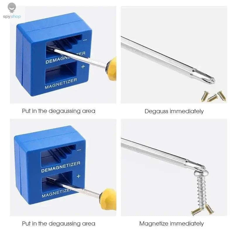 Magnetizer Demagnetizer Tool for Faster, More Accurate Tool Control-Blue