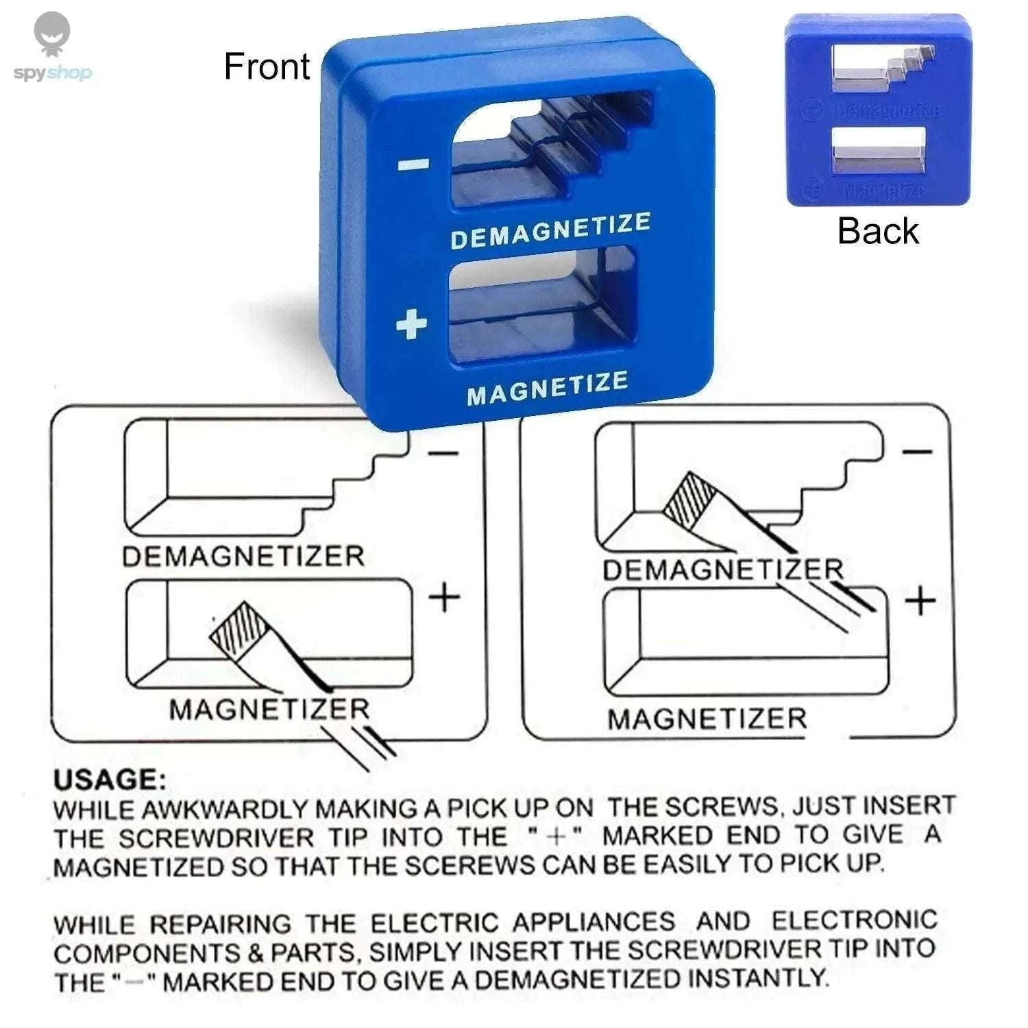 Magnetizer Demagnetizer Tool for Faster, More Accurate Tool Control-Blue