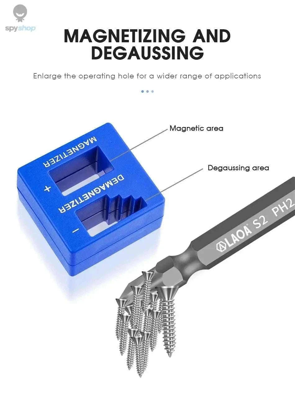 Magnetizer Demagnetizer Tool for Faster, More Accurate Tool Control-Blue