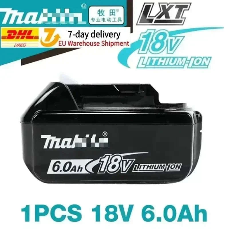 Makita 18V 6.0Ah Rechargeable Lithium Battery-Makita 6AhX1--10C / 18V / france