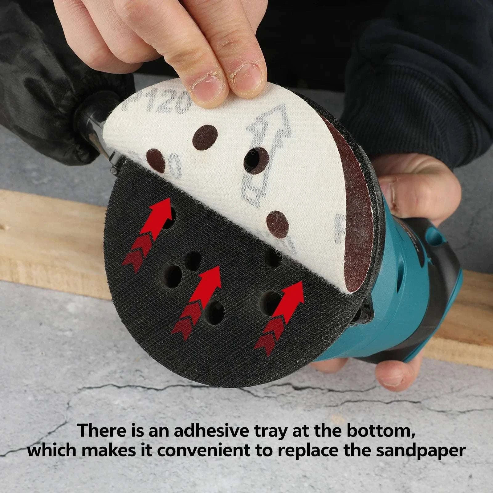 Makita 18V Cordless Random Orbit Sander for Smooth Wood Finishing-Naked Tool