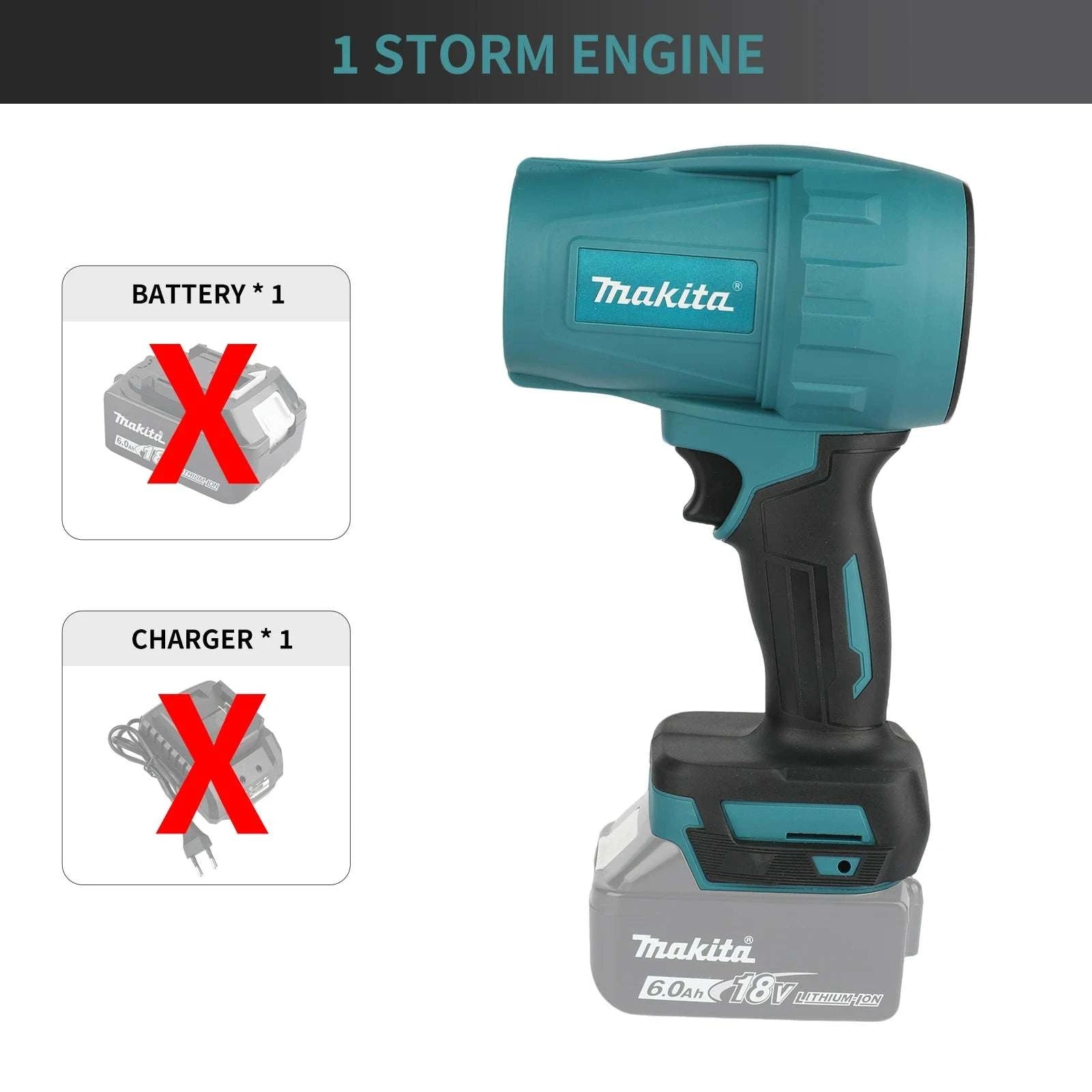 Makita 18V Turbo Blower 30000RPM High Power Cleaning Tool-No battery