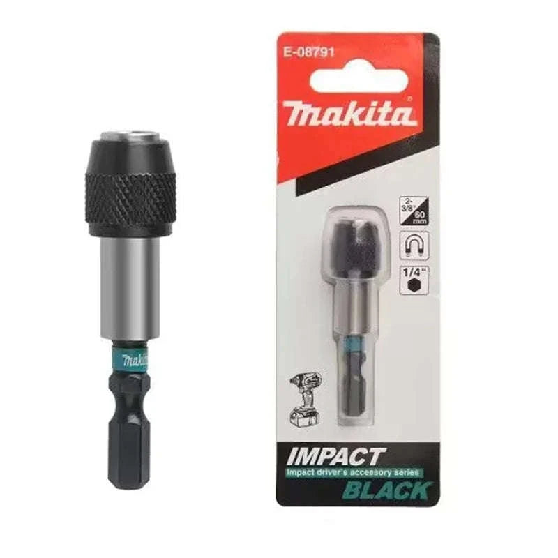 Makita E-08791 Impact Black Magnetic Bit Holder 60mm-E-08791