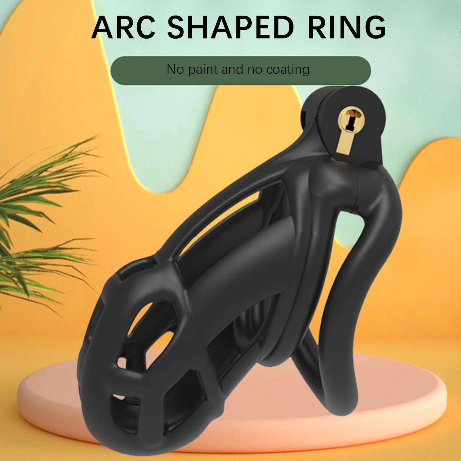 Male Chastity Cock Cage Waist Belt Set-S 90mm