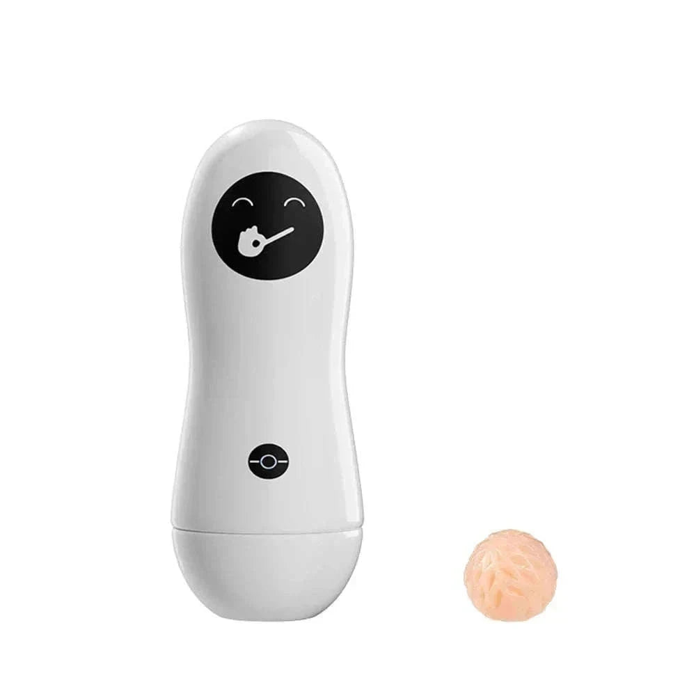Male Masturbator Training Cup with Suction Base-Vibrate and Suck