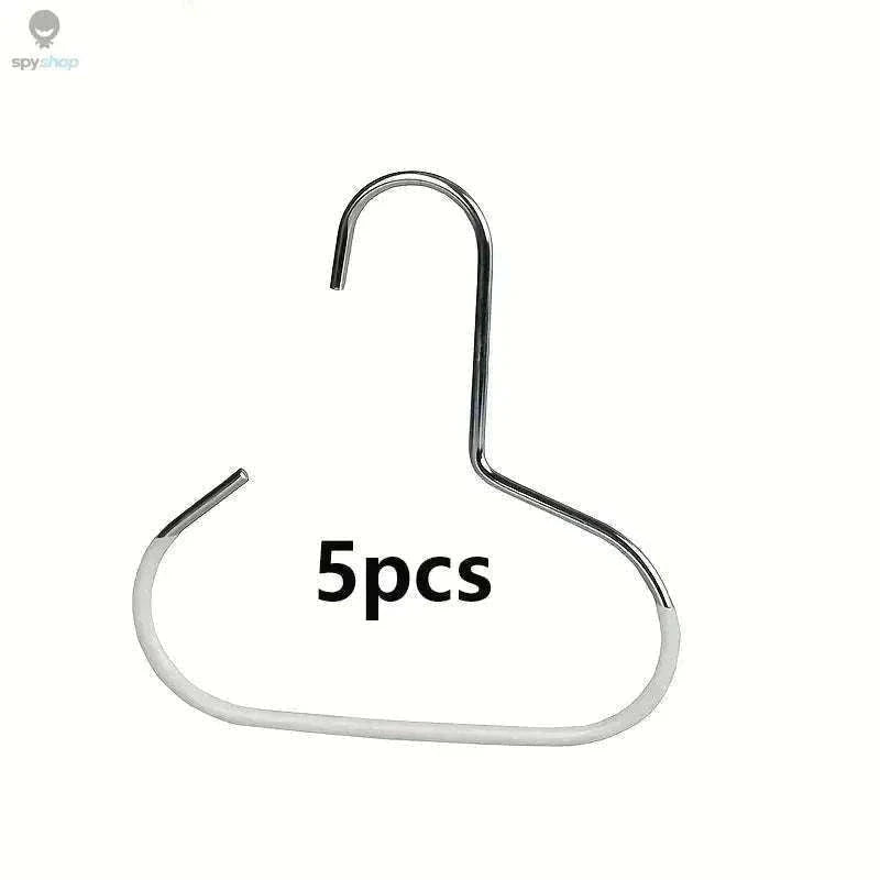 Manganese Steel Round Hook for Hats, Scarves and Bags-1pc White
