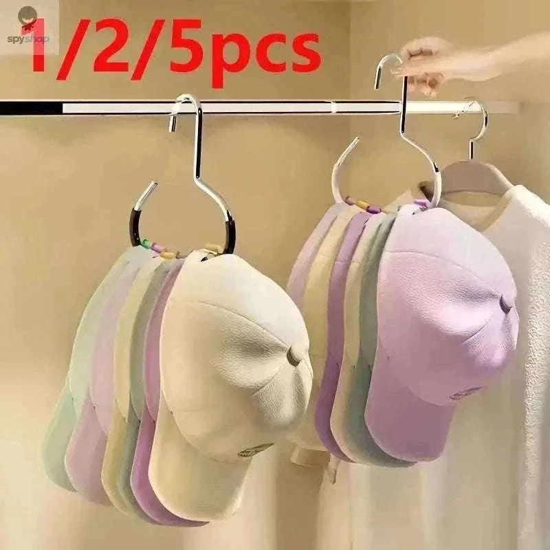 Manganese Steel Round Hook for Hats, Scarves and Bags-1pc White