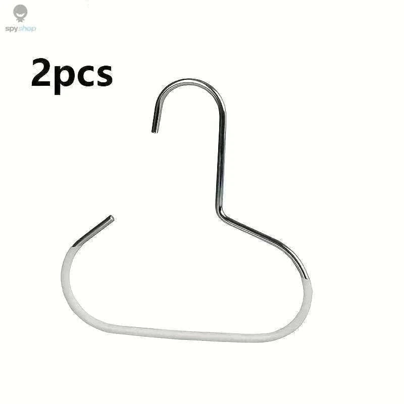 Manganese Steel Round Hook for Hats, Scarves and Bags-1pc White