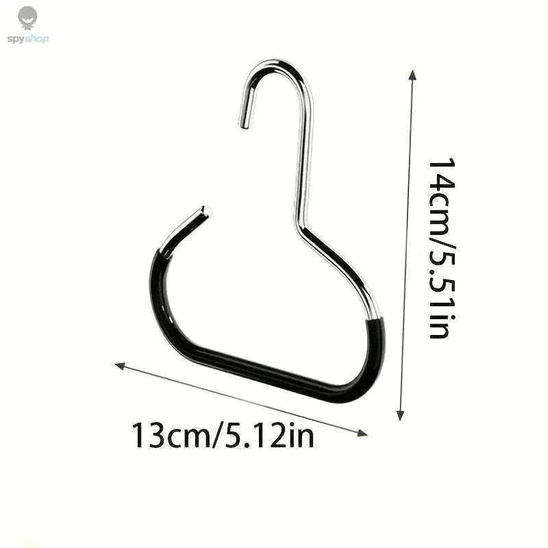 Manganese Steel Round Hook for Hats, Scarves and Bags-1pc White