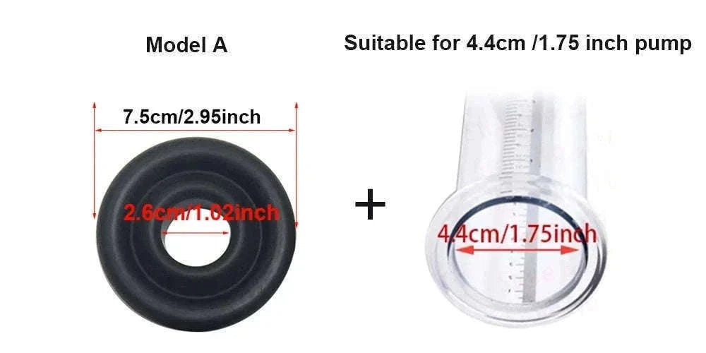 Manual Acrylic Penis Pump with Vacuum Control and Gauge-A5(4.4-30.5cm) kit