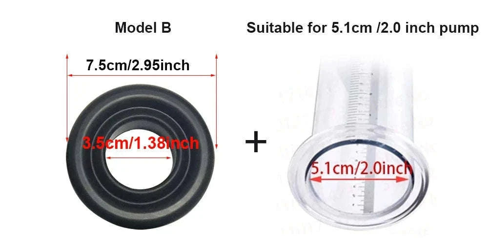 Manual Acrylic Penis Pump with Vacuum Control and Gauge-A5(4.4-30.5cm) kit