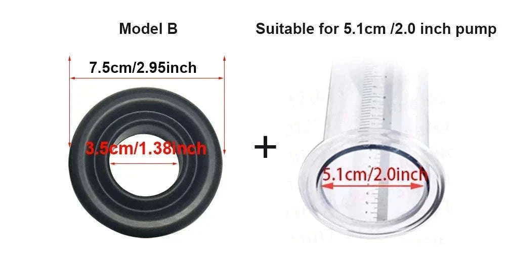Manual Acrylic Penis Pump with Vacuum Control and Gauge-A5(4.4-30.5cm) kit