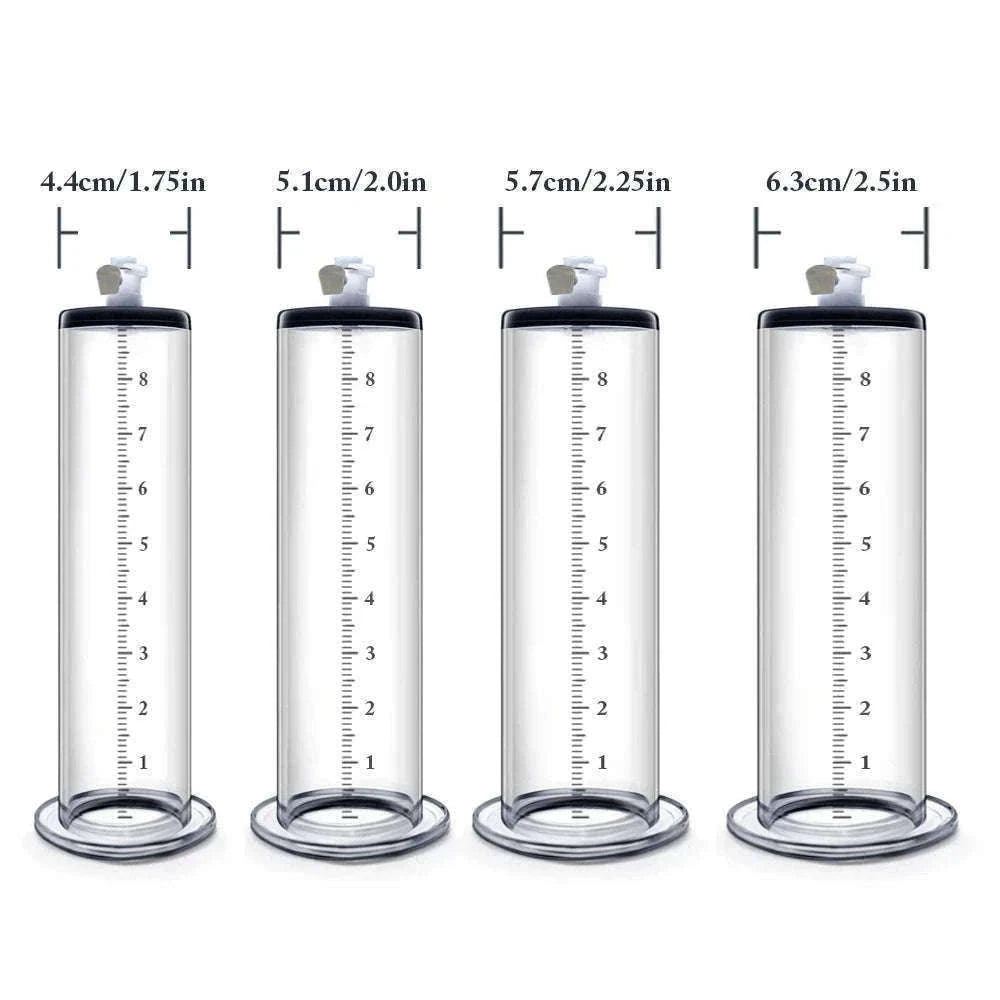 Manual Acrylic Penis Pump with Vacuum Control and Gauge-A5(4.4-30.5cm) kit