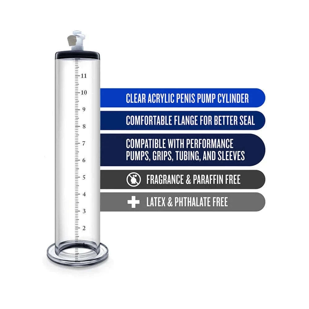 Manual Acrylic Penis Pump with Vacuum Control and Gauge-A5(4.4-30.5cm) kit