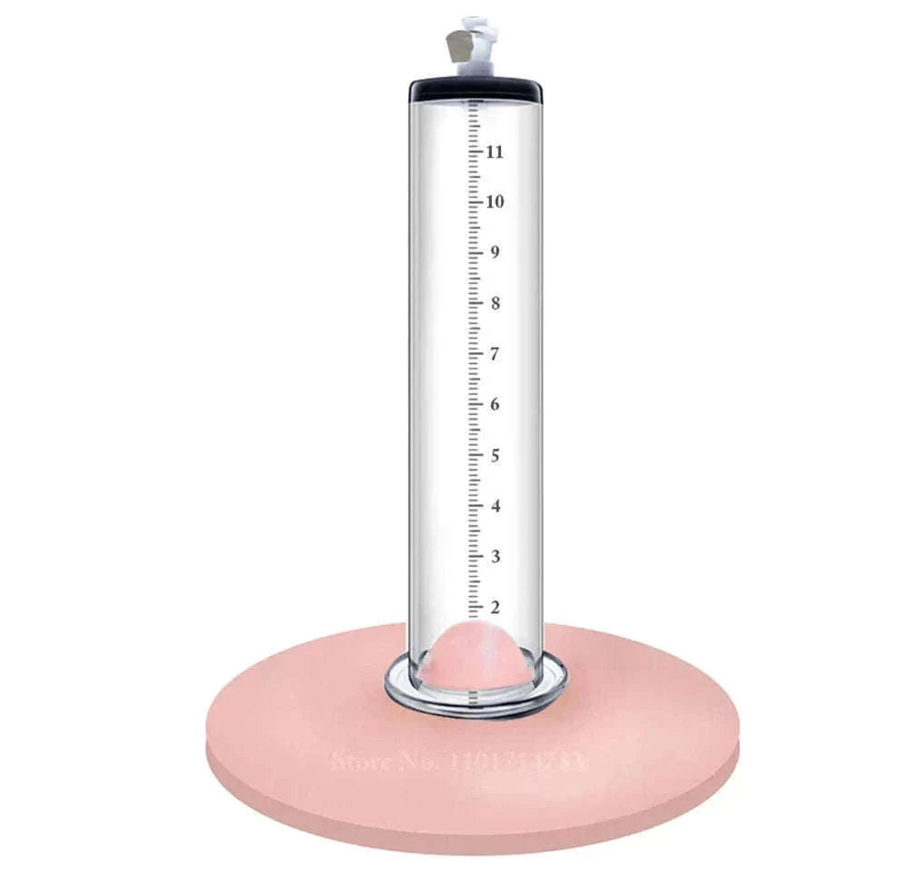 Manual Acrylic Penis Pump with Vacuum Control and Gauge-A5(4.4-30.5cm) kit