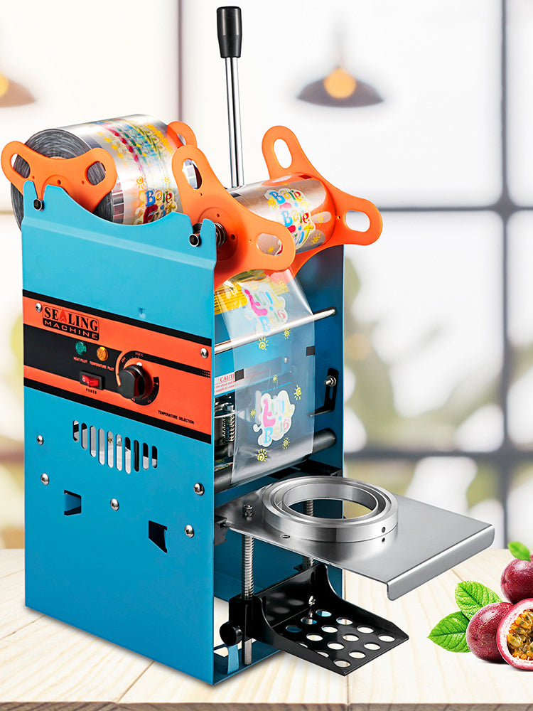 Ruční stroj na uzavírání kelímků 300–500 kelímků/hodinu pro kelímky 90/95 mm