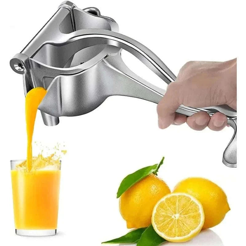 Manual Heavy-Duty Citrus Juicer for Fresh Juice at Home-Silver