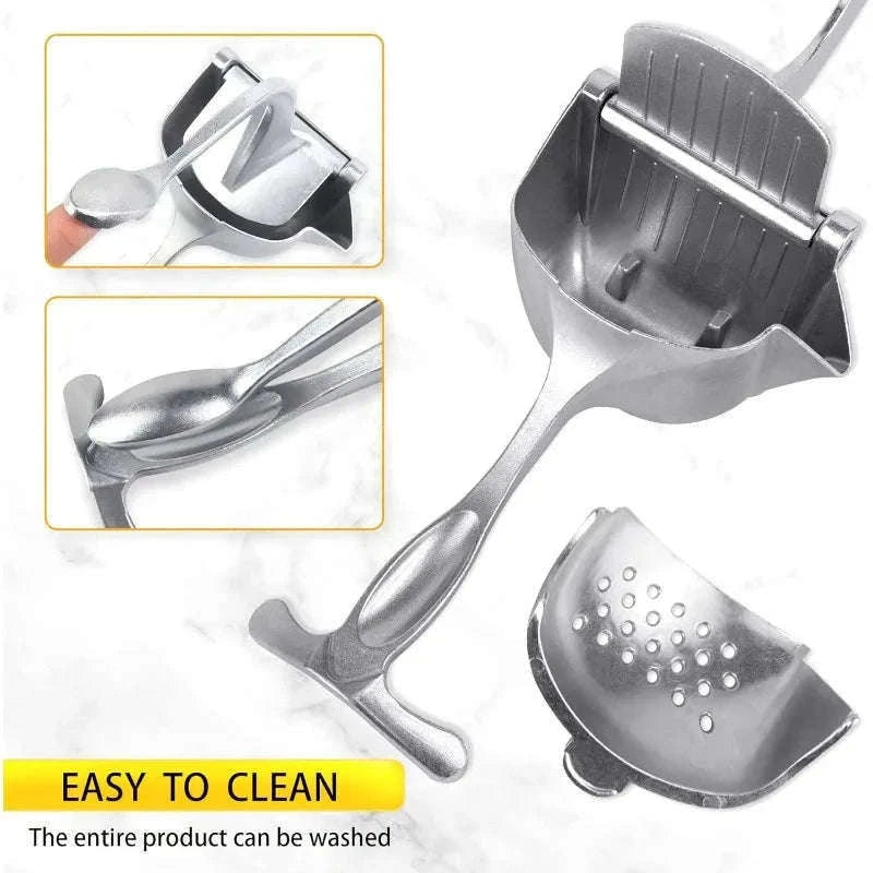 Manual Heavy-Duty Citrus Juicer for Fresh Juice at Home-Silver
