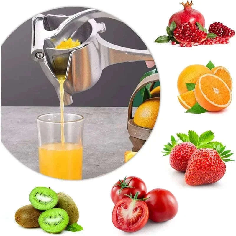 Manual Heavy-Duty Citrus Juicer for Fresh Juice at Home-Silver