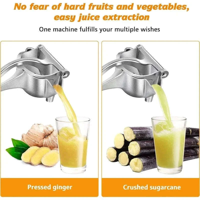 Manual Heavy-Duty Citrus Juicer for Fresh Juice at Home-Silver