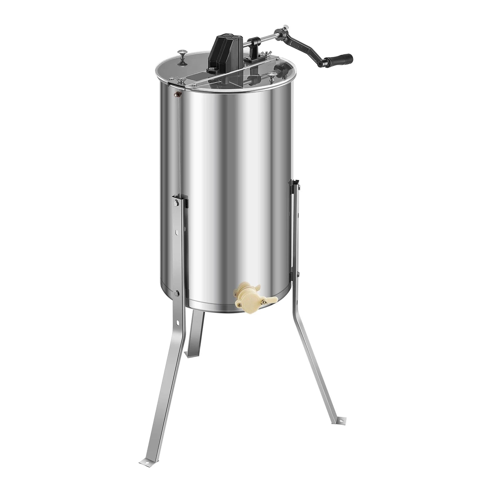 Manual Honey Extractor with Transparent Lid and Adjustable Stand-6 frames / Poland