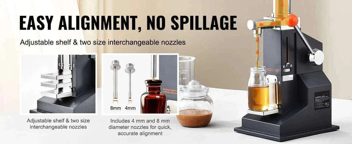Manual Liquid Filling Machine 5-100ml Adjustable Bottle Filler-5-100 ml / spain