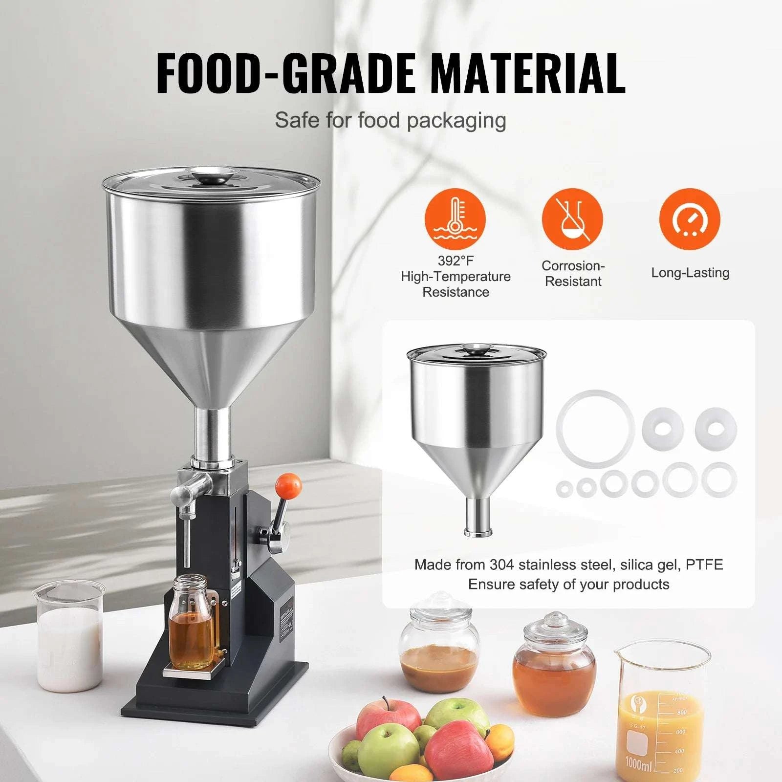 Manual Liquid Filling Machine 5–100ml Adjustable Bottle Filler-5-100ml