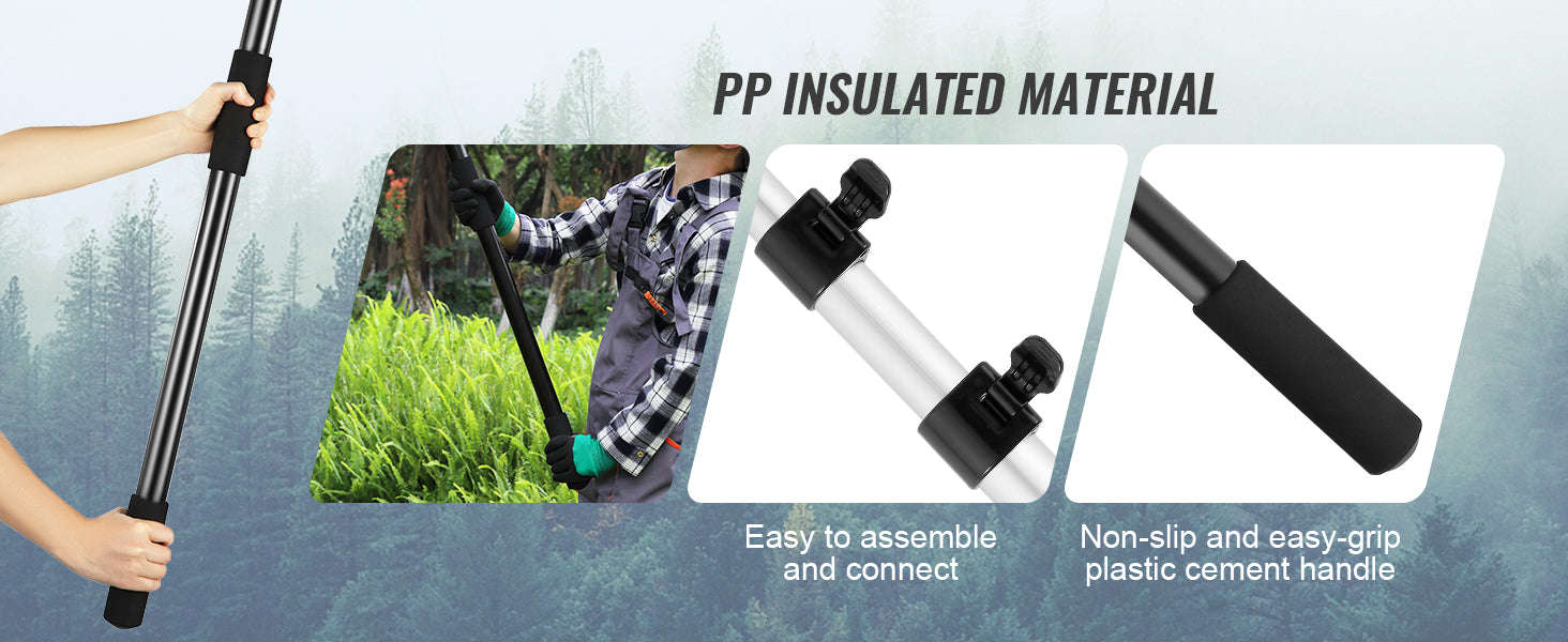 Manual Telescopic Pole Saw Tree Pruner-6m Double Hooks / Germany
