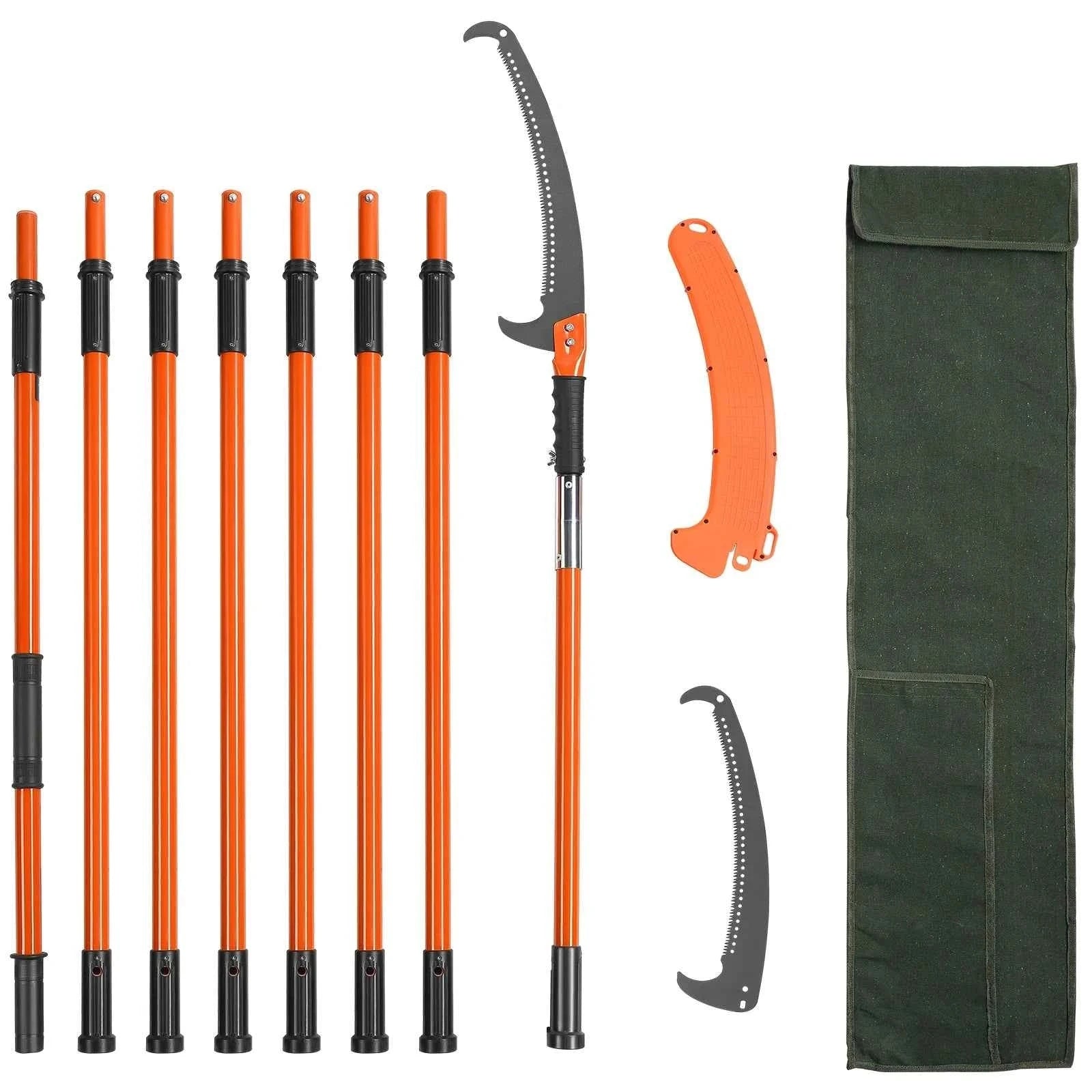 Manual Telescopic Pole Saw Tree Pruner-6m Double Hooks / Germany