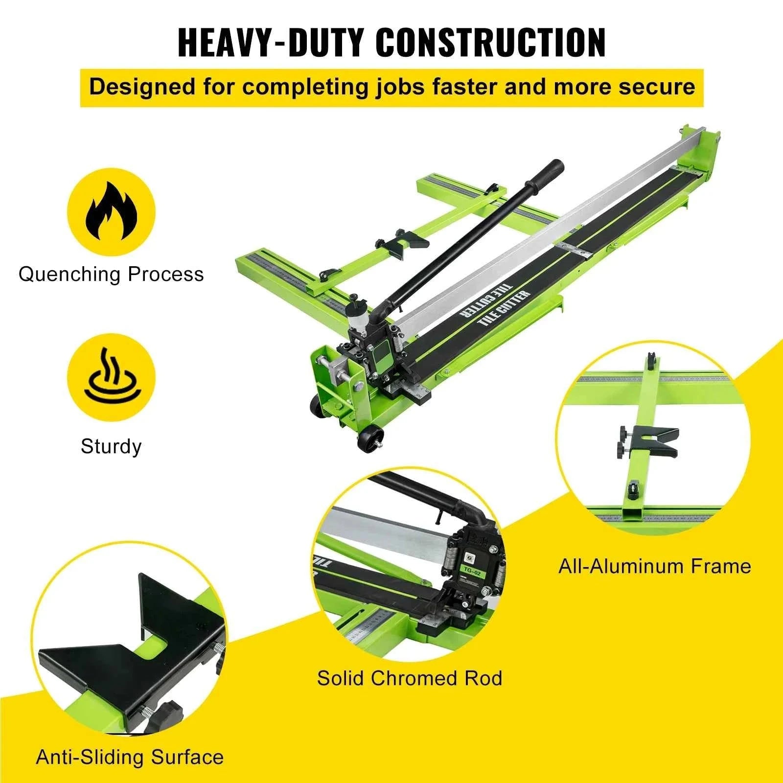 Manual Tile Cutter with Laser Guide and Spare Cutter-1.2M / Germany