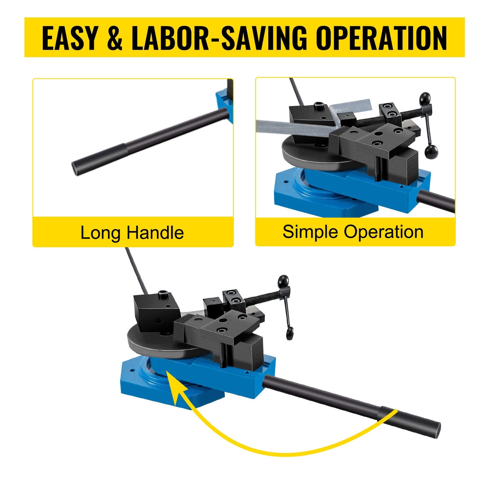 Manual Universal Metal Bender SBG-40 for Steel, Flat, Round & Square Bar-CZECH REPUBLIC