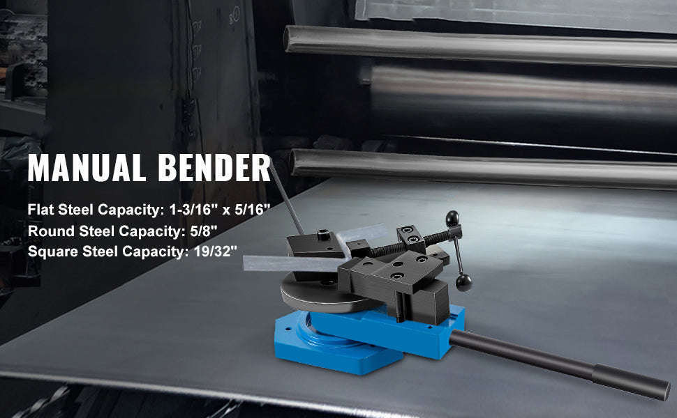 Manual Universal Metal Bender SBG-40 for Steel, Flat, Round & Square Bar-CZECH REPUBLIC