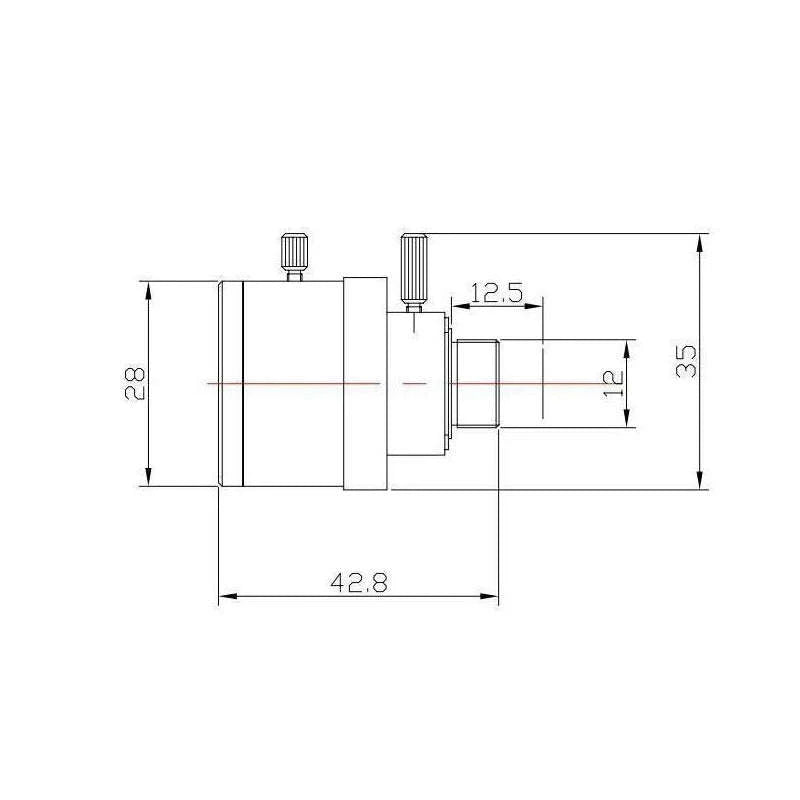 Manual Varifocal Zoom Lens for M12 Cameras-2.8-12mm