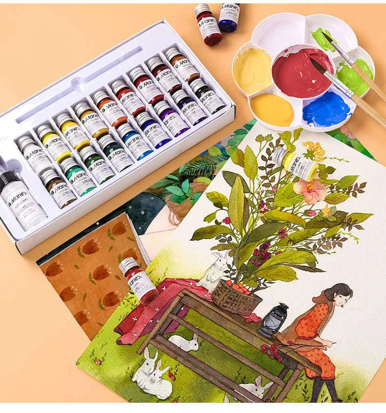 Marie's Permanent Fabric Paint Set-36 colors