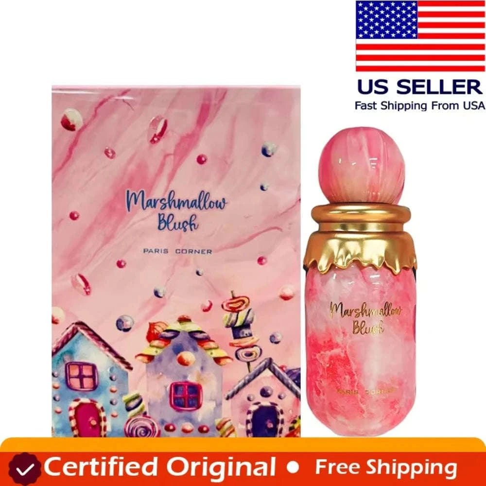 Marshmallow Blush Eau de Parfum 100ml Sweet Strawberry Scent-Pink / United States