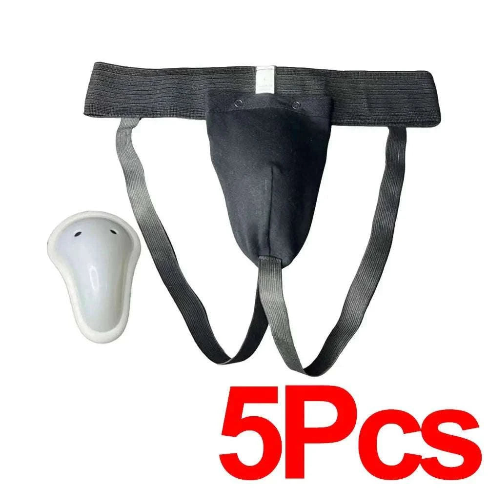 Martial Arts Groin Guard Protective Cup for Training-White-1Pc / XS / China Mainland