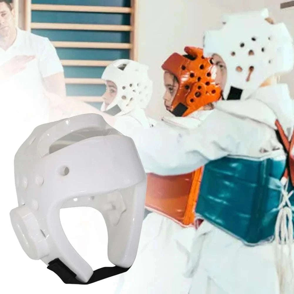 Martial Arts Head Guard with Full Impact Protection for Training-