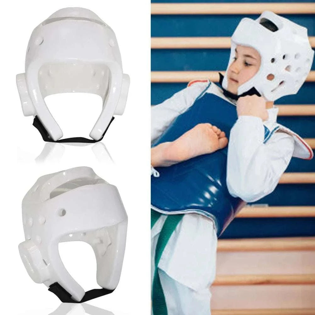 Martial Arts Head Guard with Full Impact Protection for Training-