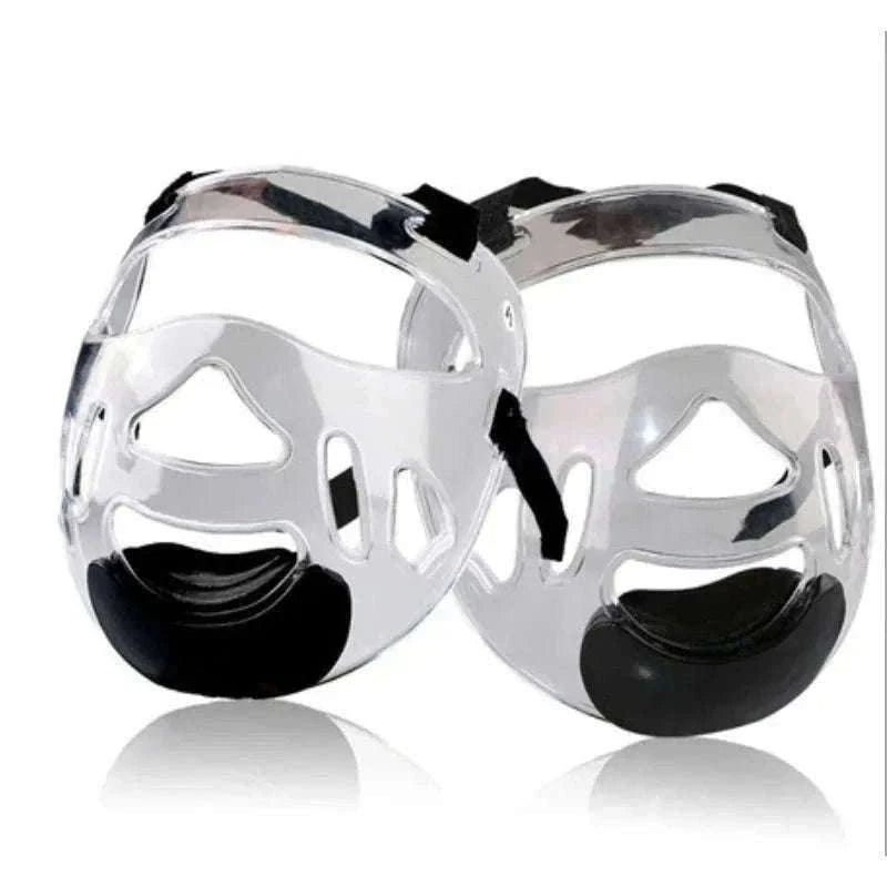 Martial Arts Protective Face Mask for Taekwondo and Airsoft Training-Beige / S 6-16 years old