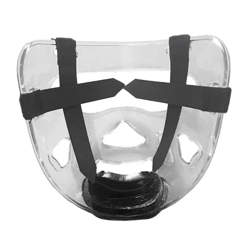 Martial Arts Protective Face Mask for Taekwondo and Airsoft Training-Beige / S 6-16 years old