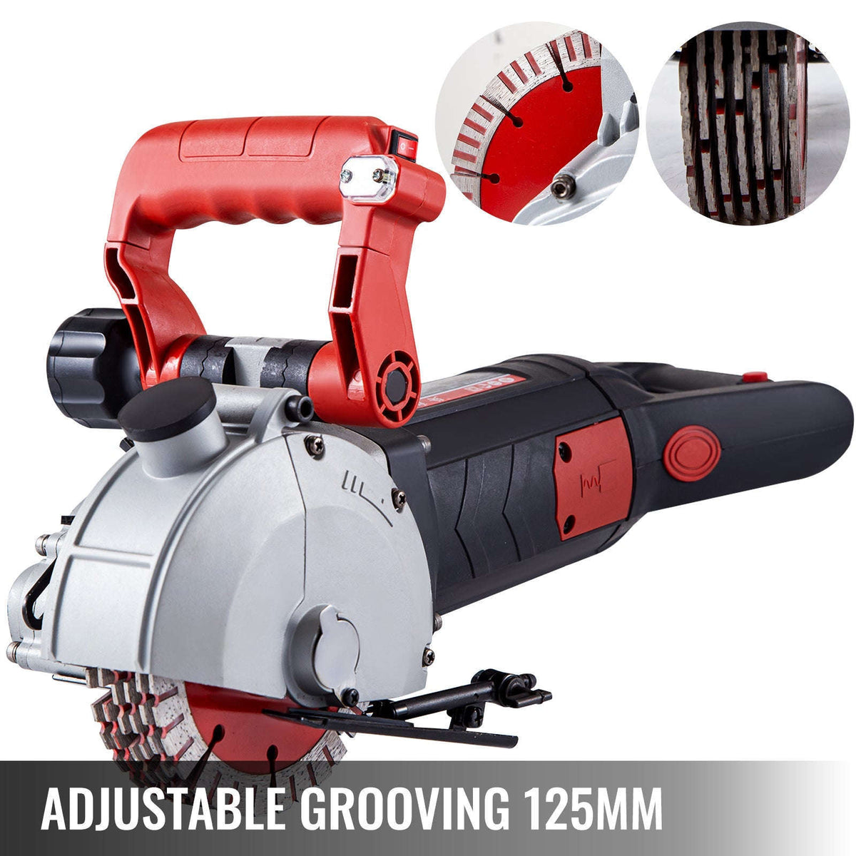 Max 4800W Concrete Wall Chaser for Clean Precision Grooves-france