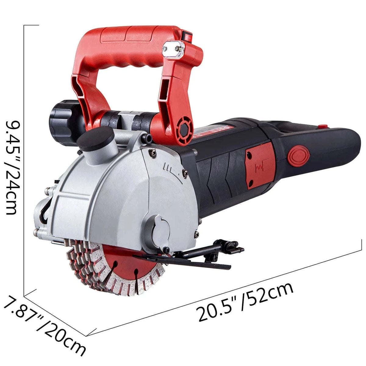 Max 4800W Concrete Wall Chaser for Clean Precision Grooves-france