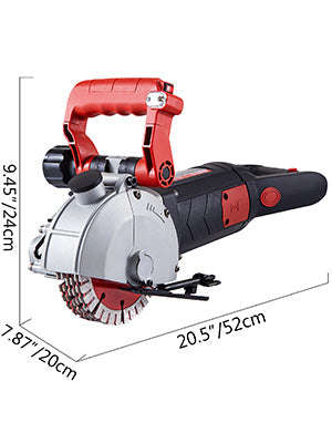 Max 4800W Concrete Wall Chaser for Precision Cutting-france